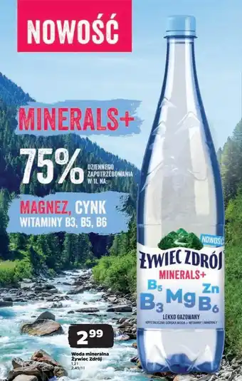 Netto Woda mineralna żywiec zdrój oferta