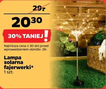 Netto Lampa solarna fajerwerki oferta