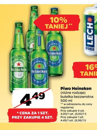 Netto Piwo heineken oferta