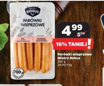 Netto Parówki wieprzowe mistrz rohus oferta