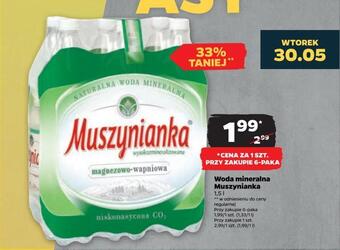 Netto Woda mineralna muszynianka oferta
