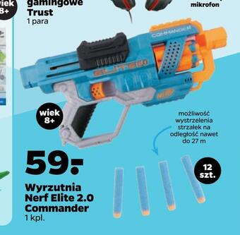 Netto Wyrzutnia nerf elite 2,0 commander oferta