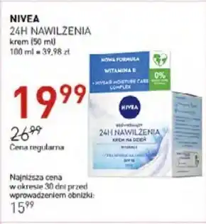 Jawa Drogerie Nivea odświeżający krem na dzień 24h nawilżenia 50 ml oferta