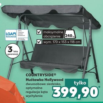 Kaufland Huśtawka ogrodowa countryside oferta