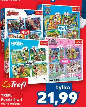 Kaufland Puzzle trefl oferta