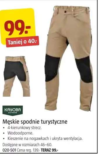 Jula Spodnie turystyczne kayoba oferta