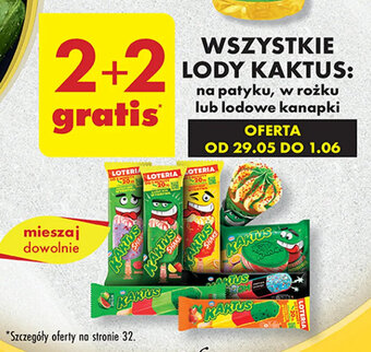 Biedronka WSZYSTKIE LODY KAKTUS oferta