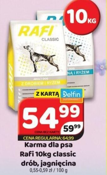 Delfin RAFI Karma dla psa 10kg oferta