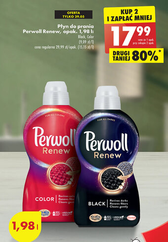 Biedronka Płyn do prania Perwoll Renew, opak. 1,98 l oferta