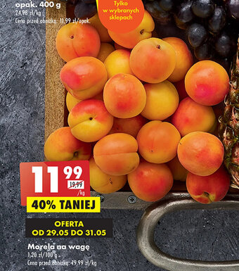 Biedronka Morela 1kg oferta