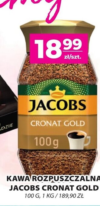 Top Market KAWA ROZPUSZCZALNA JACOBS CRONAT GOLD 100 G oferta