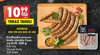 Biedronka Kiełbaski surowe białe cienkie Czas na Grill, 500 g oferta