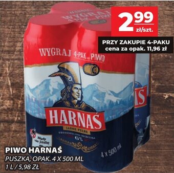 Top Market PIWO HARNAŚ 4 X 500 ML oferta
