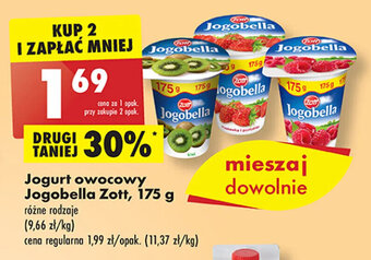 Biedronka Jogurt owocowy Jogobella Zott, 175 g oferta