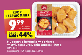 Biedronka Nuggetsy z kurczaka w panierce w stylu tempura Dania Express, 400 g oferta