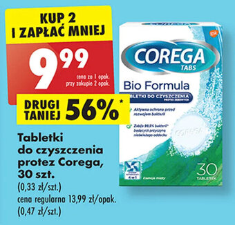 Biedronka Tabletki do czyszczenia protez Corega, 30 szt. oferta