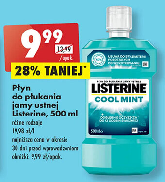 Biedronka Płyn do płukania jamy ustnej Listerine, 500 ml oferta