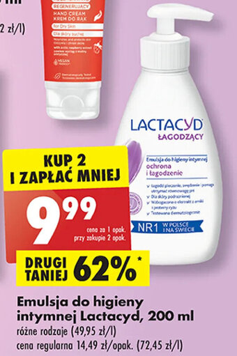 Biedronka Emulsja do higieny intymnej Lactacyd, 200 ml oferta