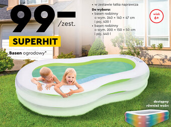 Biedronka Basen ogrodowy oferta