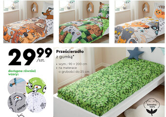 Biedronka Prześcieradło z gumką oferta
