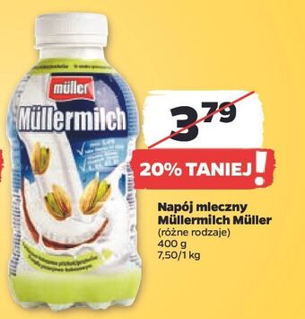 Netto Napój mleczny kokosowo-pistacjowy mullermilch oferta
