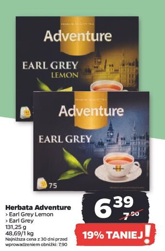 Netto Herbata czarna adventure earl grey oferta