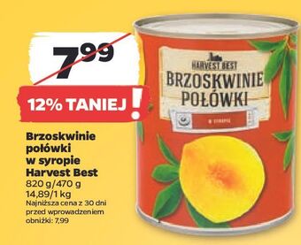 Netto Brzoskwinie połówki w syropie harvest best oferta