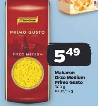 Netto Makaron orzo medium melissa primo gusto oferta