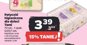 Netto Patyczki dla dzieci tami my baby oferta