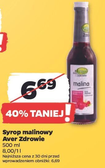 Netto Syrop malina aver oferta