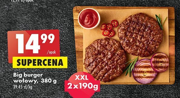Biedronka Big burger łuków oferta