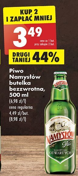 Biedronka Piwo namysłów pils oferta