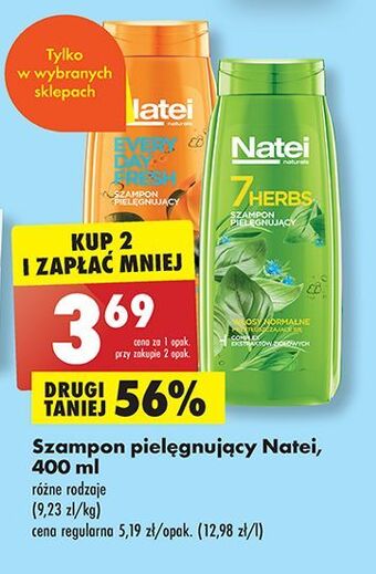 Biedronka Szampon do włosów natei 7 herbs oferta