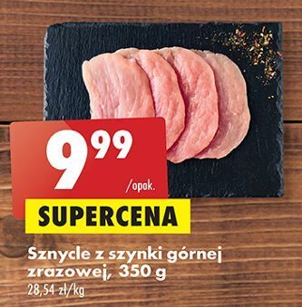 Biedronka Sznycle z szynki górnej zrazowej oferta