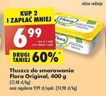 Biedronka Margaryna original flora omega 3&6 oferta