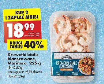 Biedronka Krewetki białe blanszowane marinero oferta
