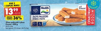 Biedronka Złote paluszki rybne frosta oferta