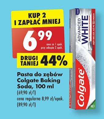 Biedronka Pasta do zębów colgate advanced white oferta