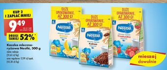 Biedronka Kaszka mleczno-ryżowa truskawka nestle oferta