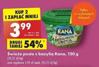 Biedronka Pesto z bazylią giovanni rana oferta