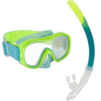Decathlon Zestaw do snorkelingu dla dzieci subea maska fajka z zaworem 100 oferta
