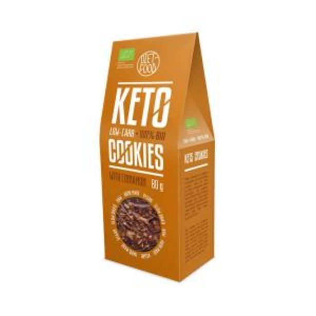 Słoneczko Ciasteczka keto cynamon bio 80 g diet food oferta