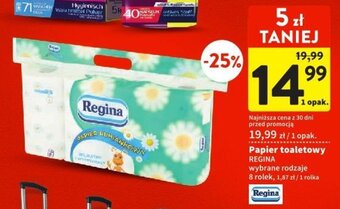 Intermarche Papier toaletowy REGINA 8 rolek oferta
