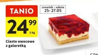 Intermarche Ciasto owocowe z galaretką 1kg oferta