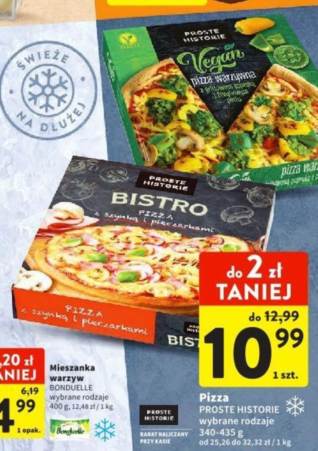 Intermarche PIZZA PROSTE HISTORIE 340-435 g oferta