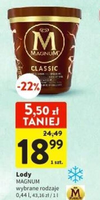 Intermarche Lody MAGNUM 0,44 l oferta