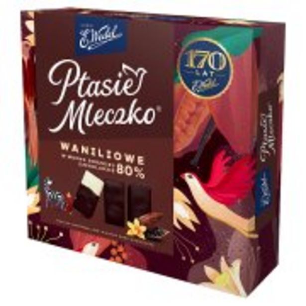 Hale Banacha E. wedel ptasie mleczko waniliowe w mocno gorzej czekoladzie 80 % 340 g oferta