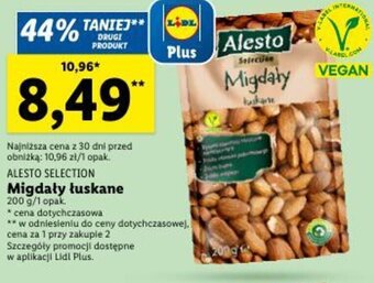 Lidl ALESTO SELECTION Migdały łuskane 200g oferta