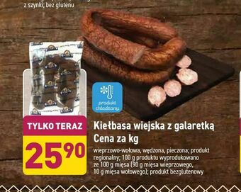 ALDI Kiełbasa wiejska z galaretką oferta
