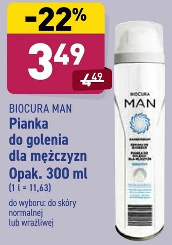 Pianka do golenia dla mężczyzn